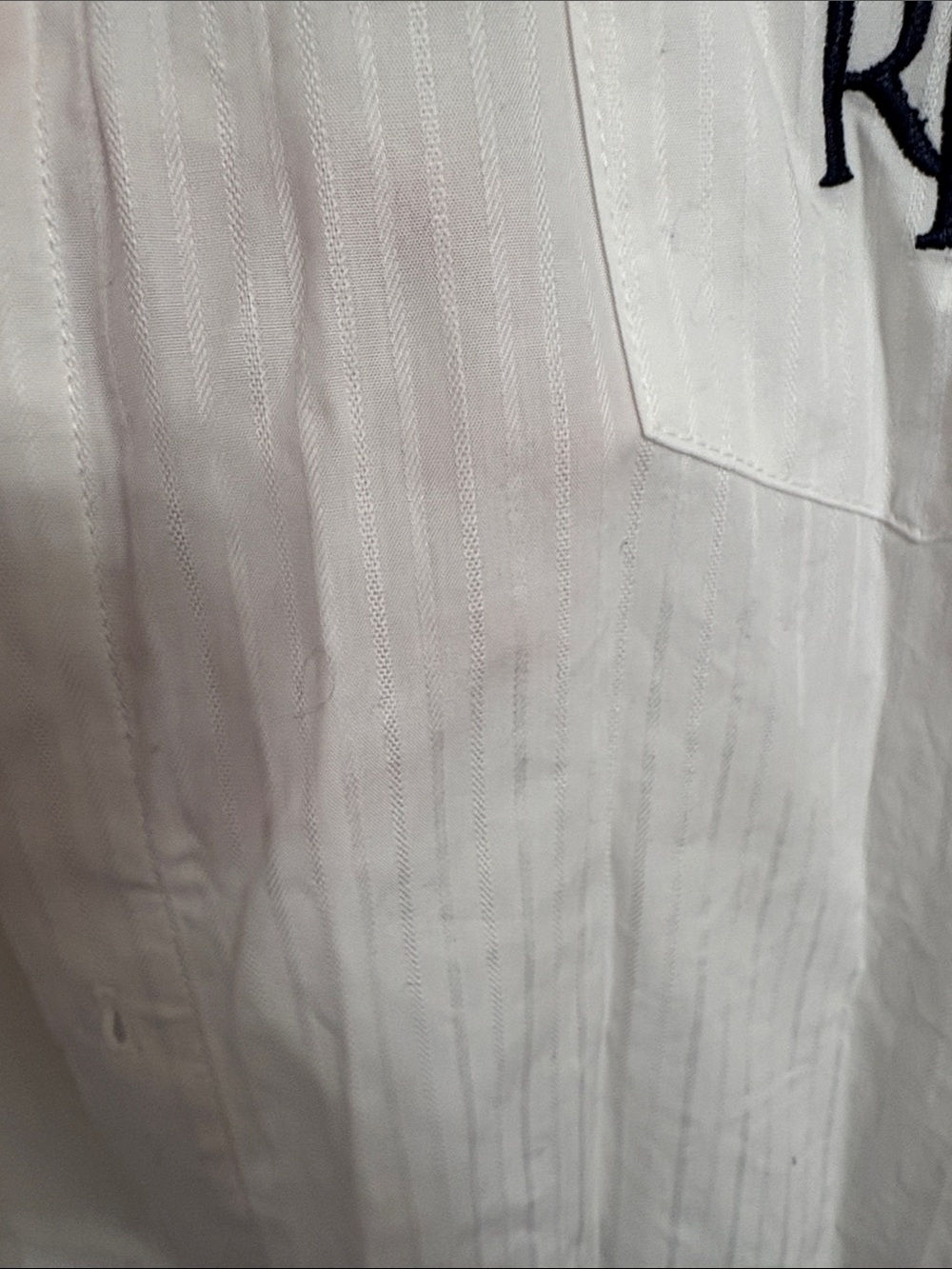 Ralph Lauren White Button-Down Shirt with RLL Chest Monogram - Picture 7 of 8